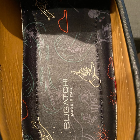 Bugatchi Full grain leather driver. Made in Italy. - Picture 4 of 7